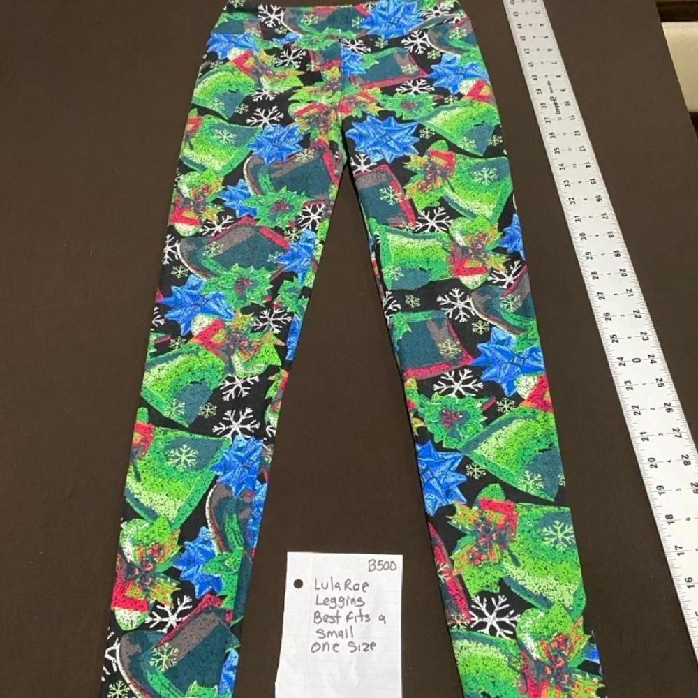 LulaRoe leggings multicolor legging one size best fits à teen (14-16). SKU-B500